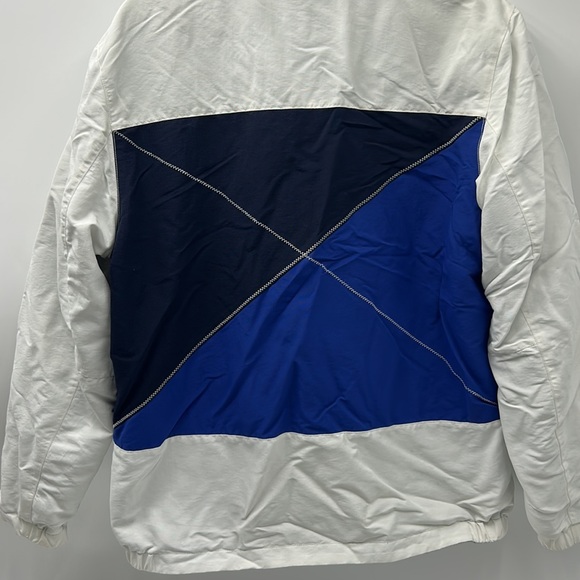 VINTAGE NAUTICA JACKET MENS SIZE LARGE REVERSIBLE BACK FLEECE FULL ZIP JACKET - Picture 7 of 11